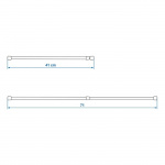 Proplus Udskydelig skabsramme 41-71cm Proplus Udskydelig skabsramme 41-71cm