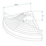 Proplus Opvaskestativ til hjørne Proplus Opvaskestativ til hjørne