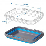 Proplus Opvaskebalje 16L, foldbar Proplus Opvaskebalje 16L, foldbar