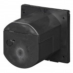Proplus Indbygget CEE-stik plade firkant sort Proplus Indbygget CEE-stik plade firkant sort