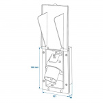 Proplus Indbygget CEE-stik plade rektangulære sort Proplus Indbygget CEE-stik plade rektangulære sort
