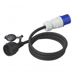 Proplus Adapterkabel 150cm fra CEE stik til Schuko stikkontakt Proplus Adapterkabel 150cm fra CEE stik til Schuko stikkontakt