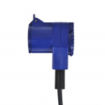 Proplus CEE forlængerkabel 20m med CEE vinklet stik + Schuko stikkontakt