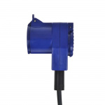 Proplus CEE forlængerkabel 30m med CEE vinklet stik + Schuko stikkontakt  Proplus CEE forlængerkabel 30m med CEE vinklet stik + Schuko stikkontakt