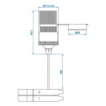 Proplus Cigarettænder-stik med batteriklemmer 12V/24V-16A  Proplus Cigarettænder-stik med batteriklemmer 12V/24V-16A