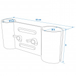 Proplus Næsehjulsbeslag til tørrestativ