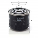 Oliefilter W914/28 Fiat Ducato Oliefilter W914/28 Fiat Ducato