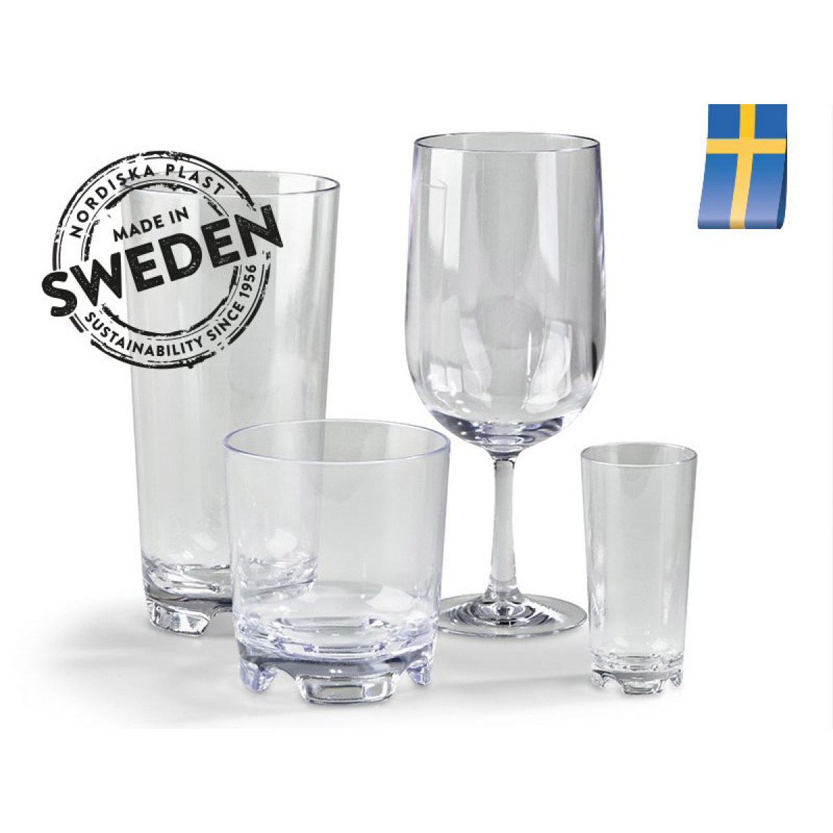 Drikkeglas Chrystal 25 cl i gruppen Husholdning & Køkken / Glas / Drikkeglas hos Campmarket (78730)