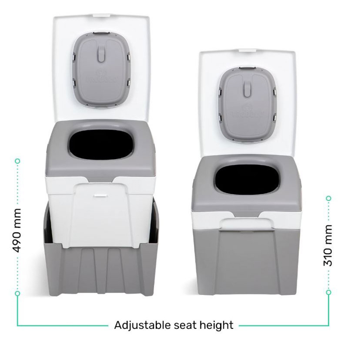 Trobolo Transportabelt Toilet Wandago i gruppen Vand & Sanitet / Toilet / Toiletter / Bærbare toiletter hos Campmarket (78830)