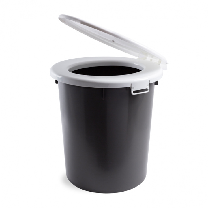 Toiletspand 35L Hvid/Grå i gruppen Vand & Sanitet / Toilet / Toiletter / Bærbare toiletter hos Campmarket (79074)