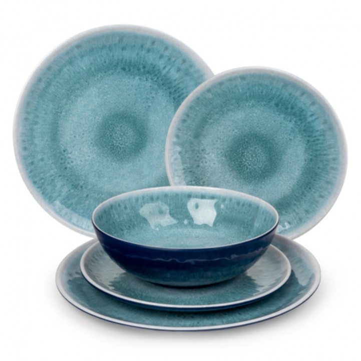 Camp4 Deep Water Melamin Servicesæt 12 dele i gruppen Husholdning & Køkken / Servering / Komplette tallerken sæt hos Campmarket (79185)