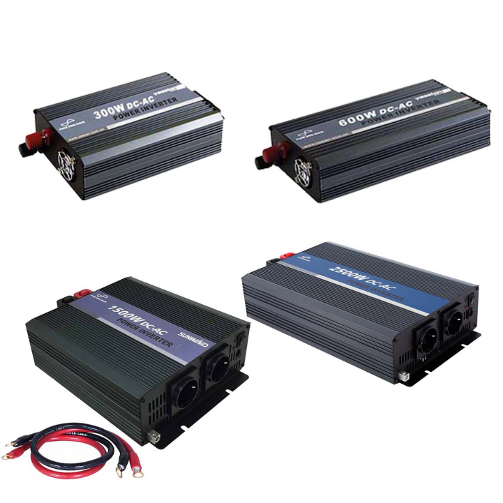 Sunwind Sinusbølge Inverter i gruppen Campingvogn og autocamper / El - Elektronik / Solpaneler / Tilbehør hos Campmarket (79397)