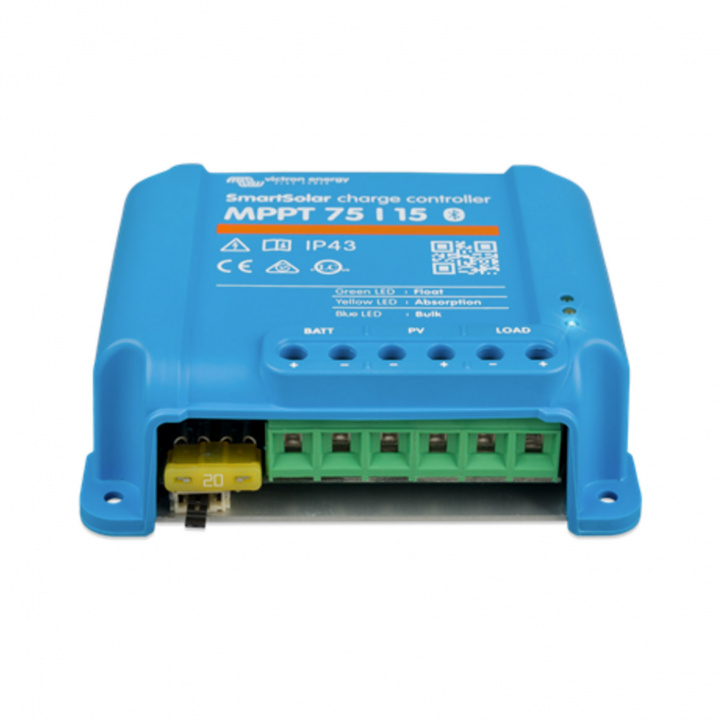 Victron SmartSolar Regulator MPPT 75/15 i gruppen Campingvogn og autocamper / El - Elektronik / Solpaneler / Solcelleregulatorer / MPPT hos Campmarket (79684)