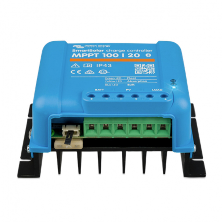 Victron SmartSolar Regulator MPPT 100/20 i gruppen Campingvogn og autocamper / El - Elektronik / Solpaneler / Solcelleregulatorer / MPPT hos Campmarket (79685)