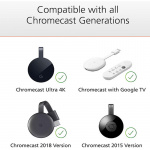 Strømadapter til Chromecast