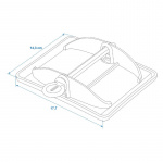 ProPlus Støttebensfod Jumbo Sæt med 4 stk ProPlus Støttebensfod Jumbo Sæt med 4 stk