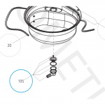 Dometic Afløbsbeslag Til Håndvask CE2000