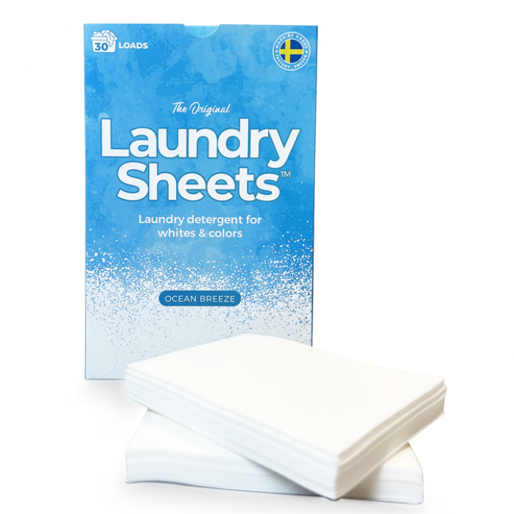 Laundry Sheets Ocean Breeze 30-Pack i gruppen Husholdning & Køkken / Vask Rengøring & Opvask / Rengøring hos Campmarket (79878)