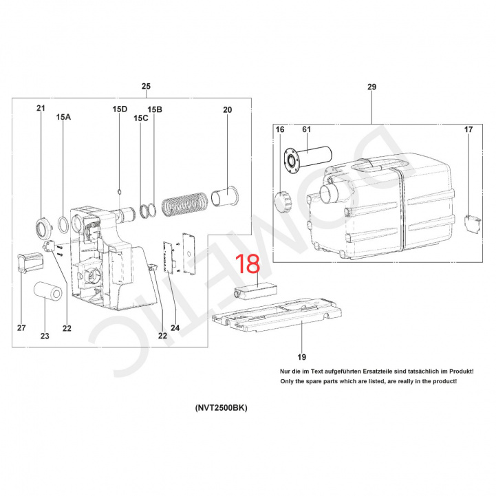 Dometic Filter Komplet Til Toilet VT2500 i gruppen Vand & Sanitet / Toilet / Reservedele til toiletter hos Campmarket (80038)