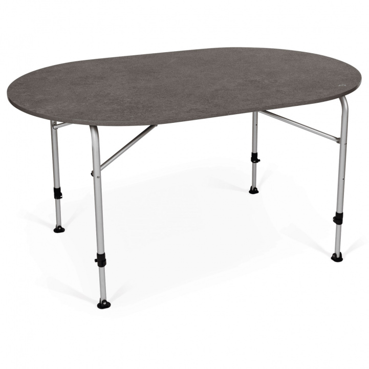 Dometic Bord Zero Concrete Oval 140x90cm i gruppen Camping møbler / Bord hos Campmarket (80112)