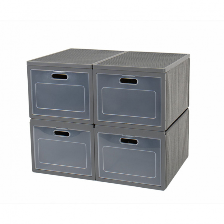 Opbevaringsboks Sammenklappelig 4-sektioner i gruppen Hjem og indretning / Opbevaring hos Campmarket (80189)