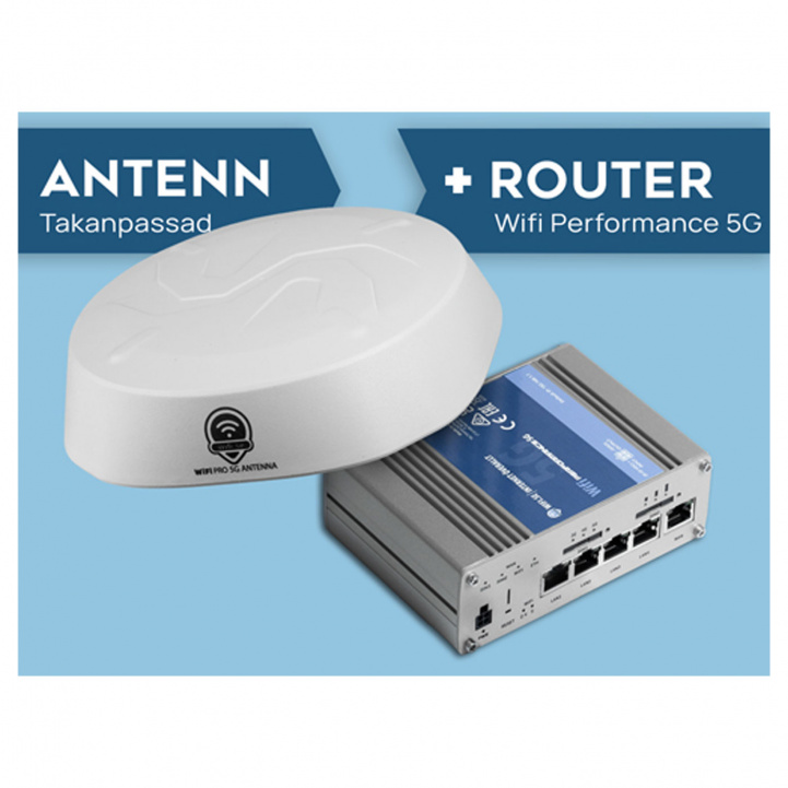 Router 5G + Tagantenne i gruppen Campingvogn og autocamper / El - Elektronik / Internet & WiFi hos Campmarket (80203)