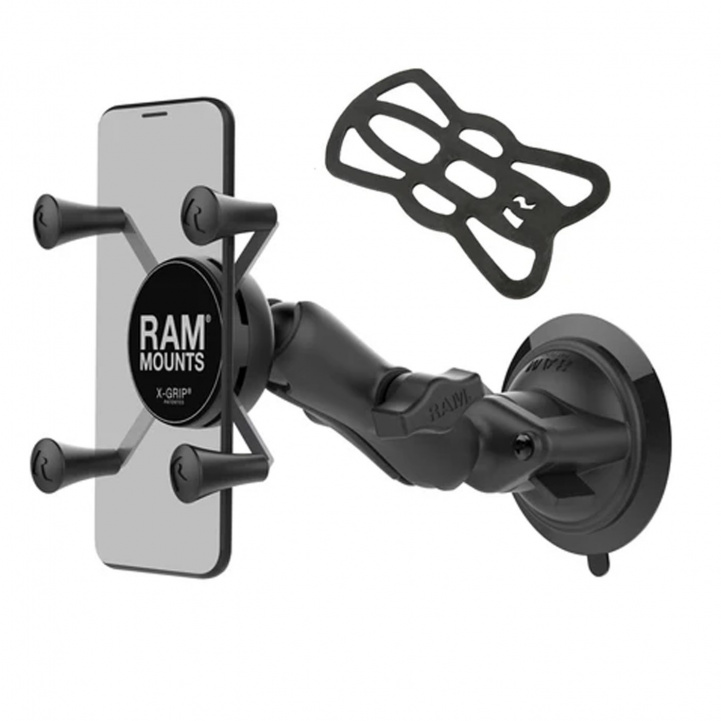 RAM Mounts X-Grip Telefonholder med Sugekop Medium i gruppen Øvrigt / Tilbehør til telefon og tablet hos Campmarket (80215)