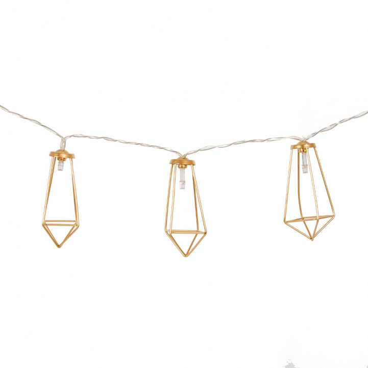 Lyskæde Galvin Guld 125 cm i gruppen Hjem og indretning / Belysning & Lygter hos Campmarket (80247)
