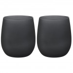 Drikkeglas Black Satin 35 cl 2-p