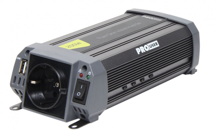 Pro-User Inverter 200W i gruppen Campingvogn og autocamper / El - Elektronik / Batterier & Omformere / Inverter & Omformer hos Campmarket (80595)