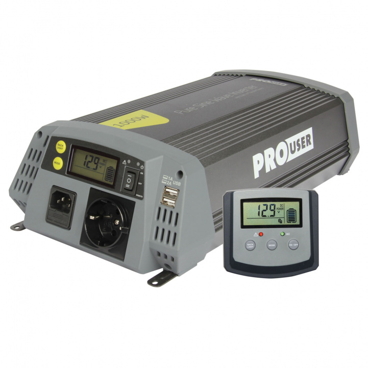 Pro-User Inverter 1000W i gruppen Campingvogn og autocamper / El - Elektronik / Batterier & Omformere / Inverter & Omformer hos Campmarket (80598)