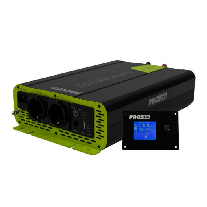 Pro-User Inverter 1500W PS1500TX i gruppen Campingvogn og autocamper / El - Elektronik / Batterier & Omformere / Inverter & Omformer hos Campmarket (80605)