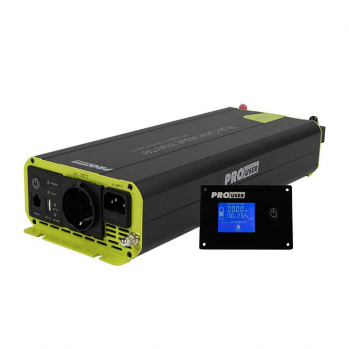 Pro-User Inverter 1000W PS1000TX i gruppen Campingvogn og autocamper / El - Elektronik / Batterier & Omformere / Inverter & Omformer hos Campmarket (80606)