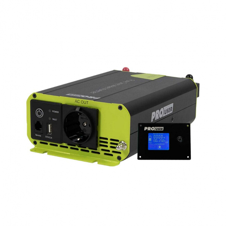 Pro-User Inverter 600W PSI600 i gruppen Campingvogn og autocamper / El - Elektronik / Batterier & Omformere / Inverter & Omformer hos Campmarket (80607)
