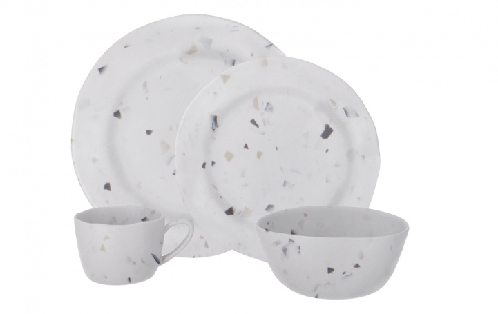 Soria Bordservice 16-dele i gruppen Husholdning & Køkken / Servering / Komplette tallerken sæt hos Campmarket (80614)