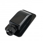 Kabelgennemføring Sort Enkel