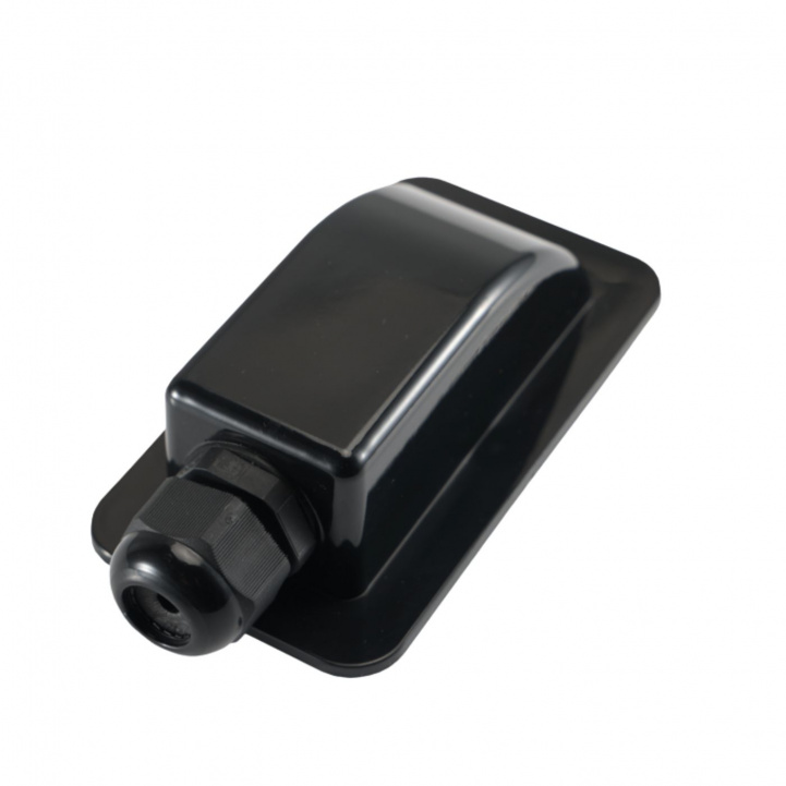 Kabelgennemføring Sort Enkel i gruppen Campingvogn og autocamper / El - Elektronik / Solpaneler / Tilbehør hos Campmarket (80629)