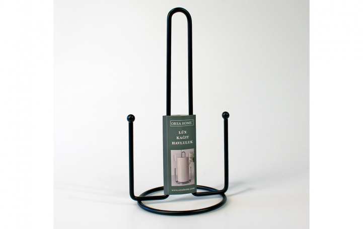 Køkkenrulleholder Mat Sort i gruppen Husholdning & Køkken / Køkkentilbehør / Arrangement & hylder hos Campmarket (80707)