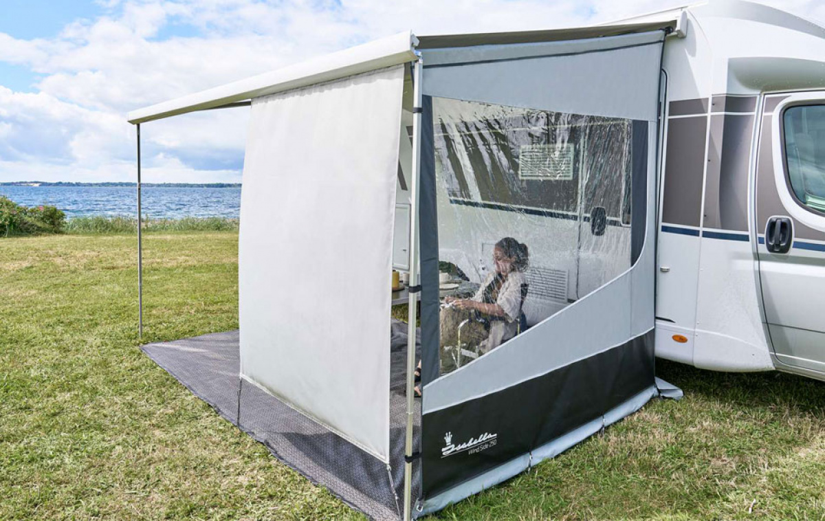 Isabella Frontgardin Shade 144x170 cm i gruppen Fortelt & Markiser / Markiser / Campingvogns Markiser / Sider & Fronter Campingvogns Markiser / Sider & Fronter Caravanstore XL hos Campmarket (80770)
