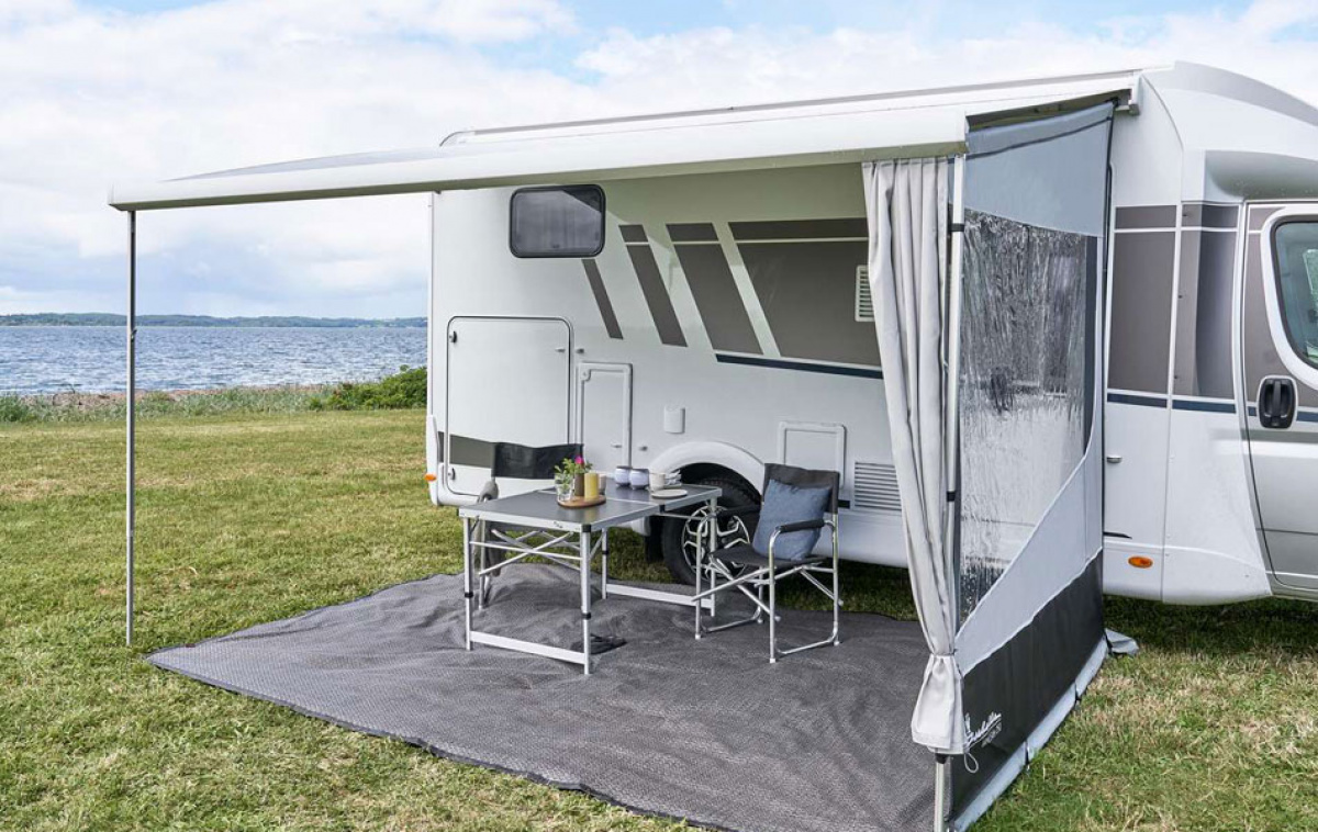 Isabella Frontgardin Shade 144x170 cm i gruppen Fortelt & Markiser / Markiser / Campingvogns Markiser / Sider & Fronter Campingvogns Markiser / Sider & Fronter Caravanstore XL hos Campmarket (80770)