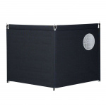 Isabella Vindskærm Grå 2-delt 232x110 cm