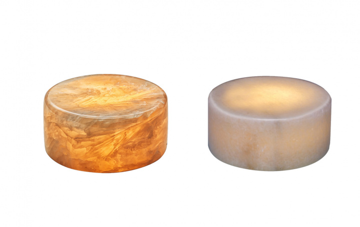 Marble S Bordlys Ægte Marmor i gruppen Hjem og indretning / Belysning & Lygter hos Campmarket (80787)