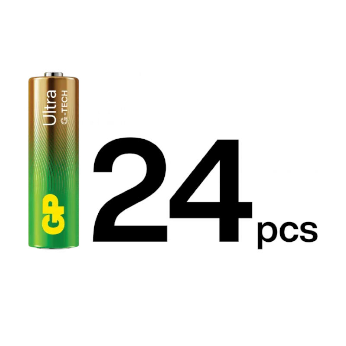 Batteri GP Ultra Alkaline AA 24-pak i gruppen Campingvogn og autocamper / El - Elektronik / Batterier & Omformere / Batterier hos Campmarket (80800)