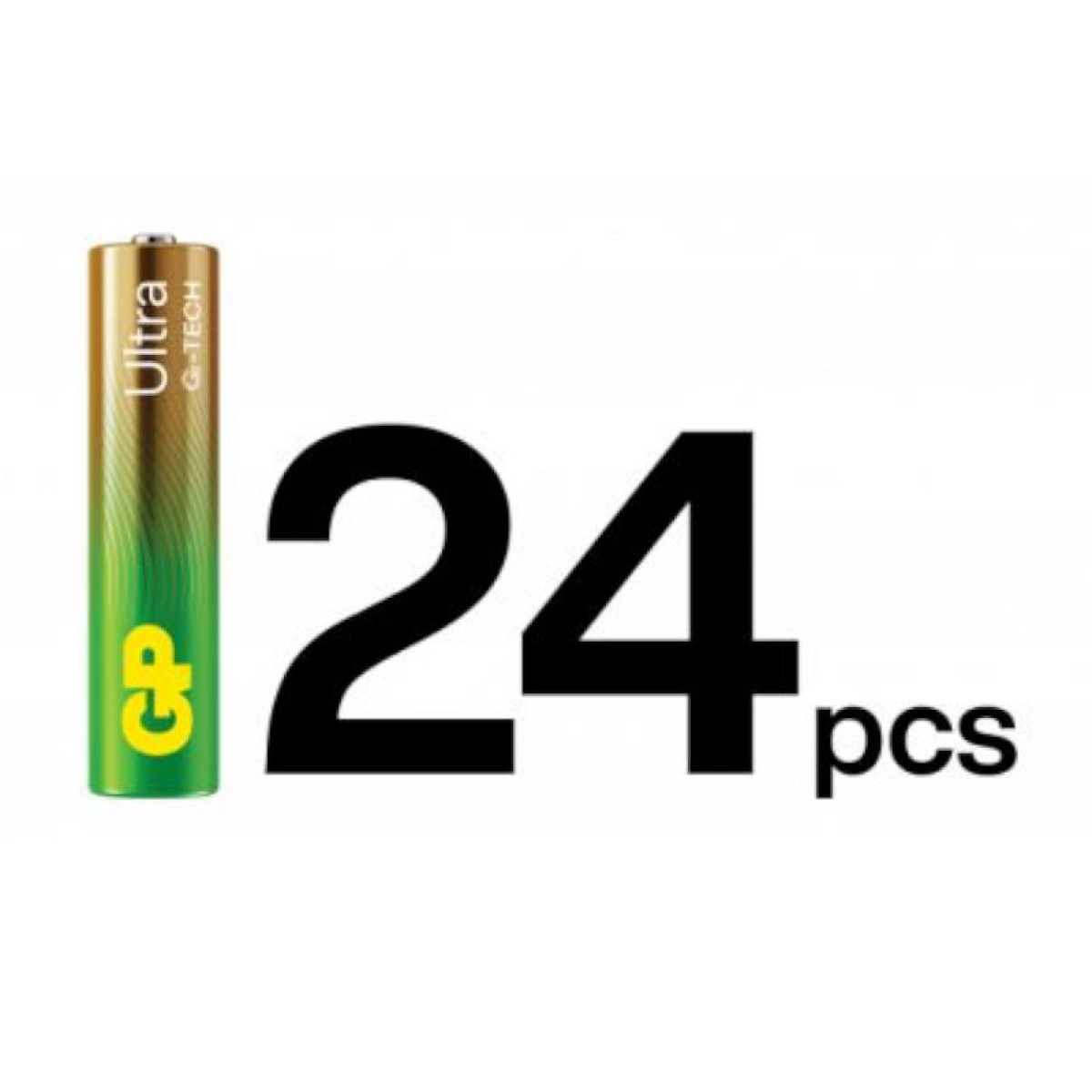 Batteri GP Ultra Alkaline AAA 24-pak i gruppen Campingvogn og autocamper / El - Elektronik / Batterier & Omformere / Batterier hos Campmarket (80801)