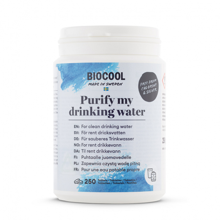 Biocool Purify My Drinking Water kort dato i gruppen Vand & Sanitet / Kem / Vand og tank rengøring hos Campmarket (80865)