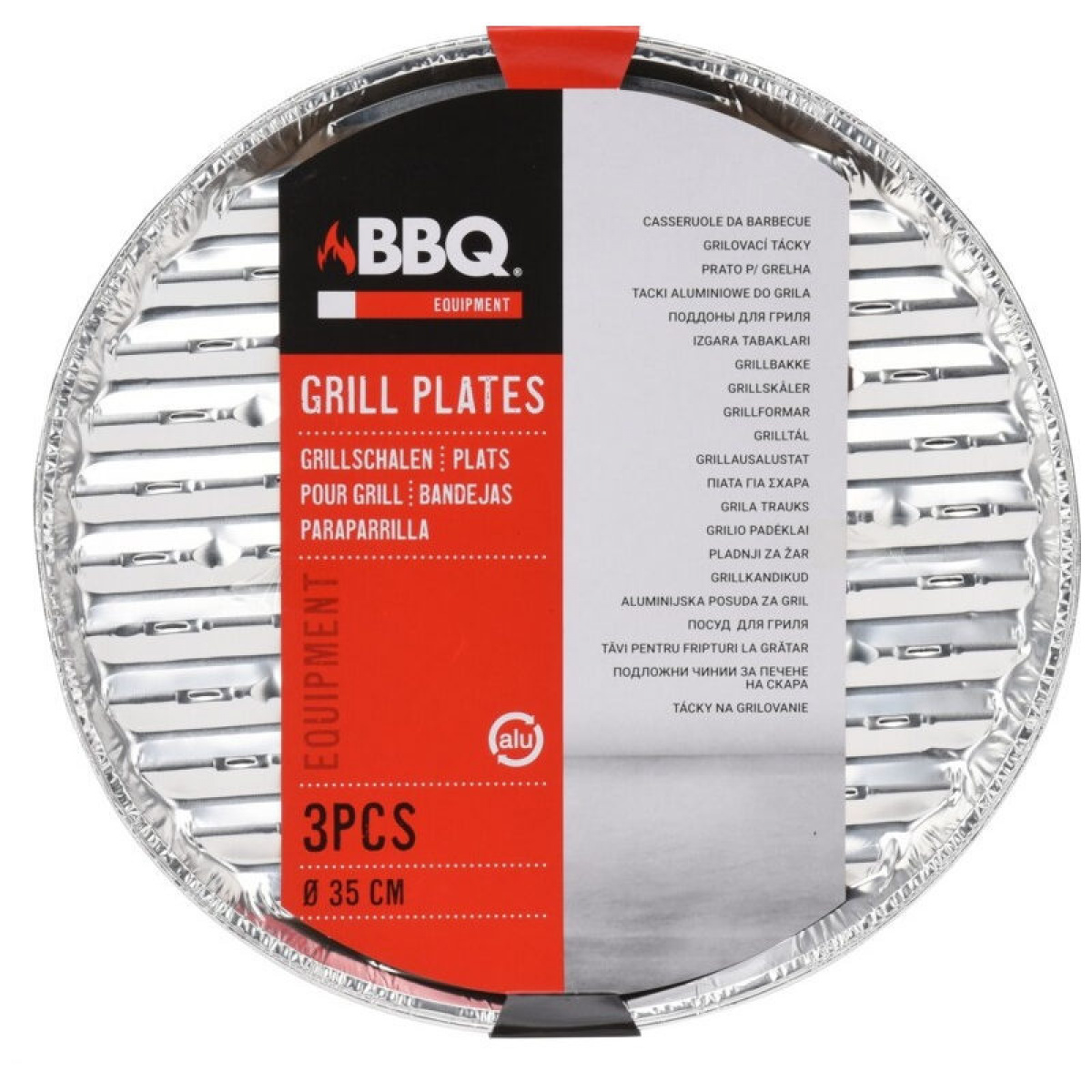 Grillfolie Rund 33cm 3-pak i gruppen Husholdning & Køkken / Griller / Grilltilbehør hos Campmarket (80910)