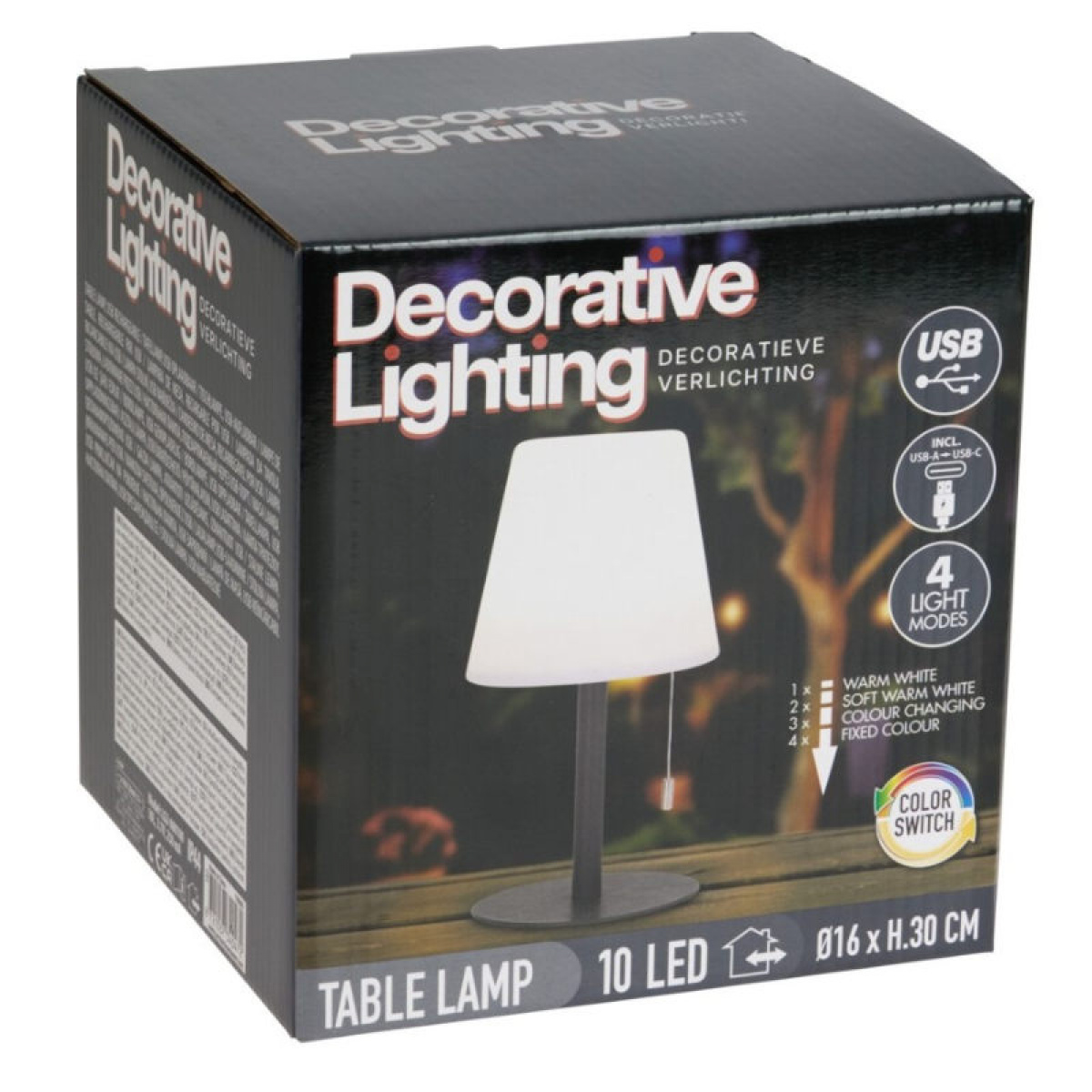 Bordbelysning Farveskiftende i gruppen Hjem og indretning / Belysning & Lygter hos Campmarket (80914)