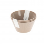 Skål Stripe 12cm i Plast 3-pak Skål Stripe 12cm i Plast 3-pak