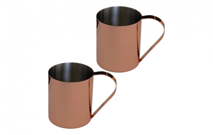 Royal Camping Ølsejdel Kobberbelagt 2-pak i gruppen Husholdning & Køkken / Glas / Krus og kaffekopper hos Campmarket (80965)