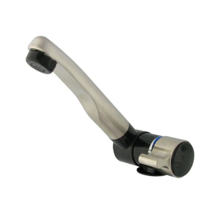 Comet Koldtvandshane London Sort/Nikkel i gruppen Vand & Sanitet / Vand / Vandhaner / Koldtvandshaner hos Campmarket (81034)